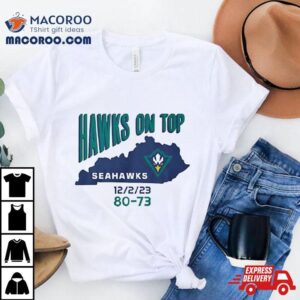 Uncw Basketball Hawks On Top Tshirt