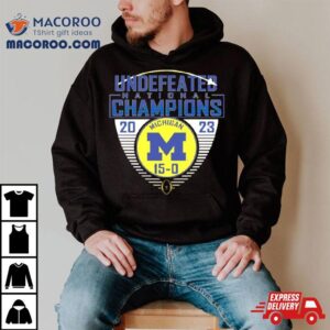 Undefeated National Champion Michigan Wolverines Football Tshirt