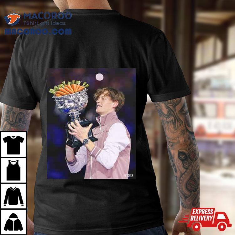 Us Open Tennis A Carota Champion Jannik Sinner Aus Open Grand Slam Champion 2024 Congratulations Funny Poster T Shirt Us Open Tennis A Carota Champion Jannik Sinner Aus Open Grand Slam Champion 2024 Congratulations Funny Poster T Shirt