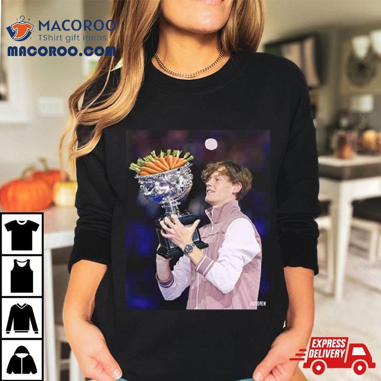 Us Open Tennis A Carota Champion Jannik Sinner Aus Open Grand Slam Champion 2024 Congratulations Funny Poster T Shirt Us Open Tennis A Carota Champion Jannik Sinner Aus Open Grand Slam Champion 2024 Congratulations Funny Poster T Shirt