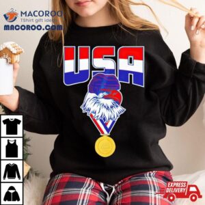 Usa Bald Eagle Gold Medal World Champs Tshirt