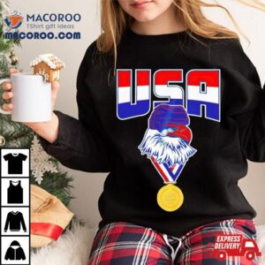 Usa Bald Eagle Gold Medal World Champs Tshirt