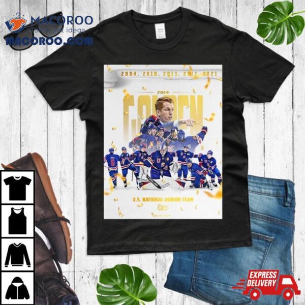 Usa National Junior Team Is Taking Golden Medal Iihf World Junior Championship T Shirt