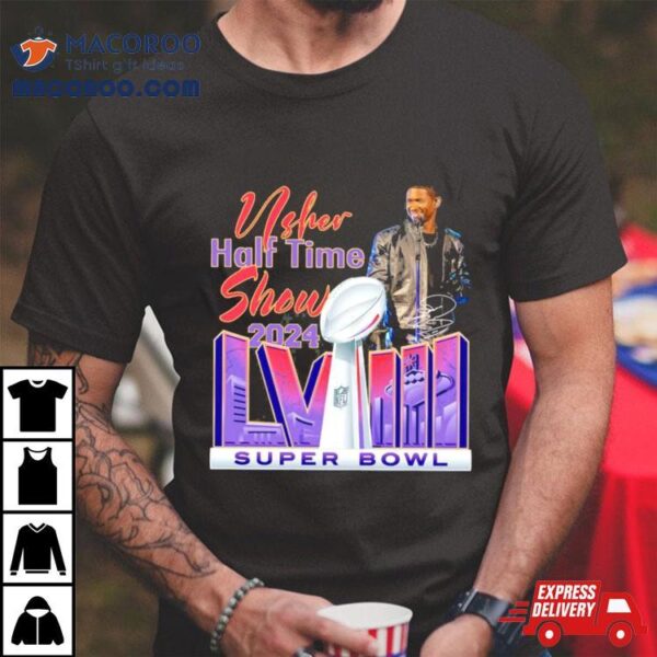 Usher Halftime Show 2024 Super Bowl Lviii Event Shirt