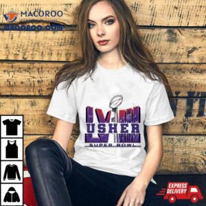 Usher Super Bowl Lviii Logo Tshirt