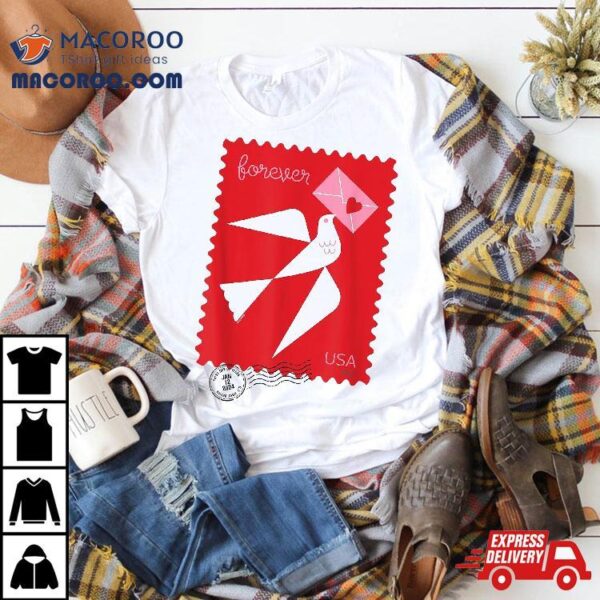 Usps Valentine’s Day Love Stamp Shirt