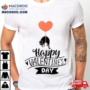 Valentine S Day Black Ca Tshirt