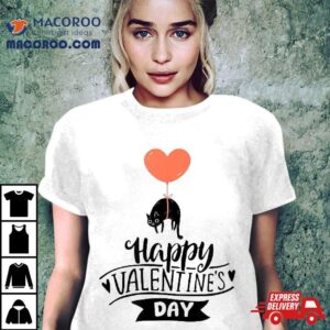 Valentine S Day Black Ca Tshirt