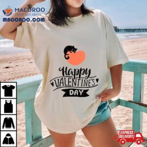 Valentine’s Day Feral Black Cat Shirt