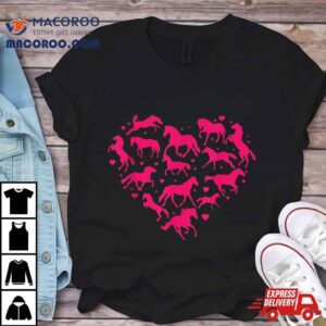 Valentines Horses Day Horse Animal Equestrian Tshirt