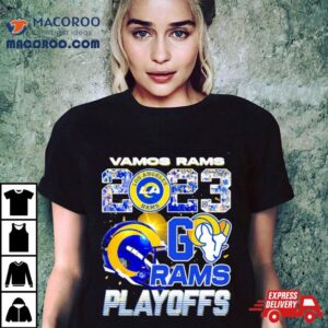 Vamos Rams 2023 Nfl Playoffs Go Los Angeles Rams Helmet Shirt