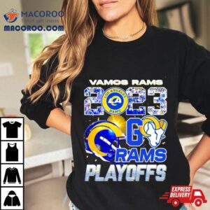 Vamos Rams 2023 Nfl Playoffs Go Los Angeles Rams Helmet Shirt