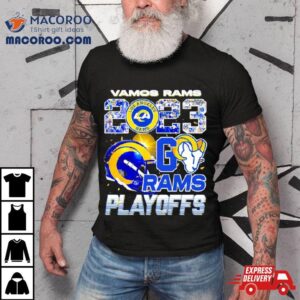 Vamos Rams Nfl Playoffs Go Los Angeles Rams Helme Tshirt