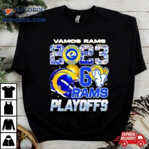 Vamos Rams Nfl Playoffs Go Los Angeles Rams Helme Tshirt