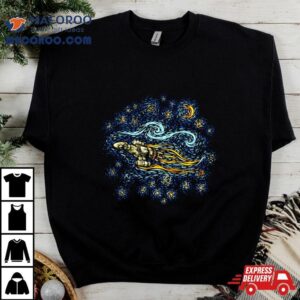 Van Gogh’s Starry Night Shiny Night Shirt