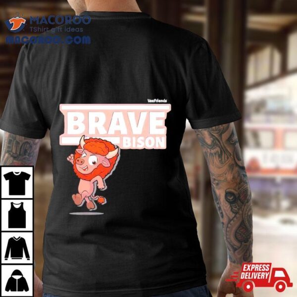 Vee Friends Brave Bison Character T Shirt