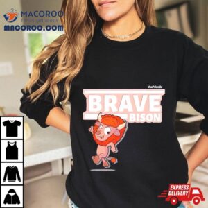 Vee Friends Brave Bison Character Tshirt