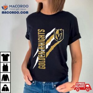 Vegas Golden Knights Starter Black Color Scratch Shirt