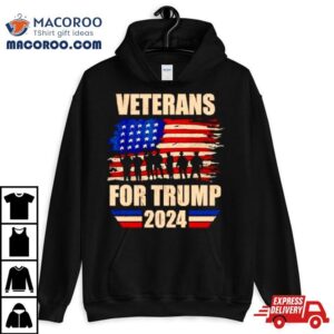 Veterans For Trump Pro American Troops Tshirt