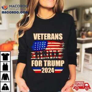 Veterans For Trump Pro American Troops Tshirt