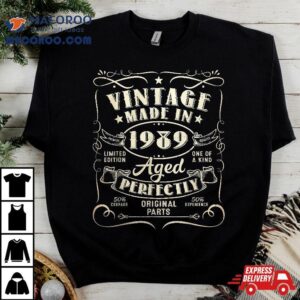 Vintage Th Birthday Decorations Funny Tshirt