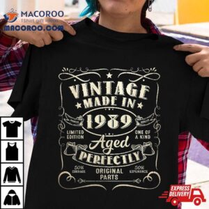 Vintage Th Birthday Decorations Funny Tshirt