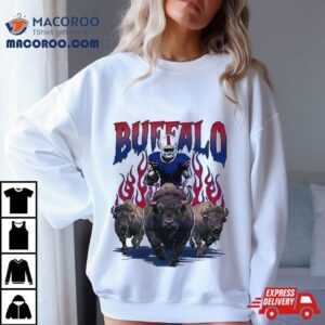 Vintage Buffalo Bills Football Skeleton Tshirt