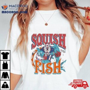 Vintage Buffalo Bills Squish The Fish 90s Nfl Football Miami Dolphins T Shirt