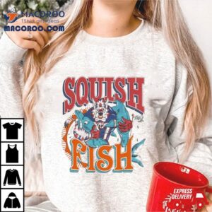 Vintage Buffalo Bills Squish The Fish S Nfl Football Miami Dolphins Tshirt