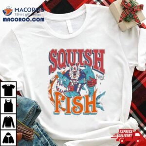 Vintage Buffalo Bills Squish The Fish S Nfl Football Miami Dolphins Tshirt