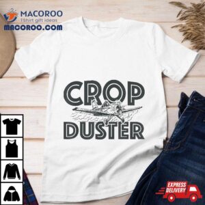 Vintage Crop Duster Airplane Funny Fart Joke Toilet Humour Tshirt