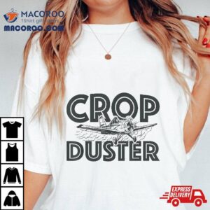 Vintage Crop Duster Airplane Funny Fart Joke Toilet Humour Tshirt