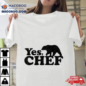 Vintage Yes Chef Kitchen The Bear Tshirt