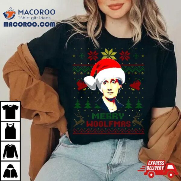 Virginia Woolf Merry Woolfmas Funny Christmas Shirt