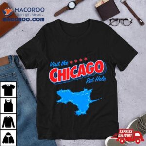 Visit The Chicago Rat Hole Map Tshirt