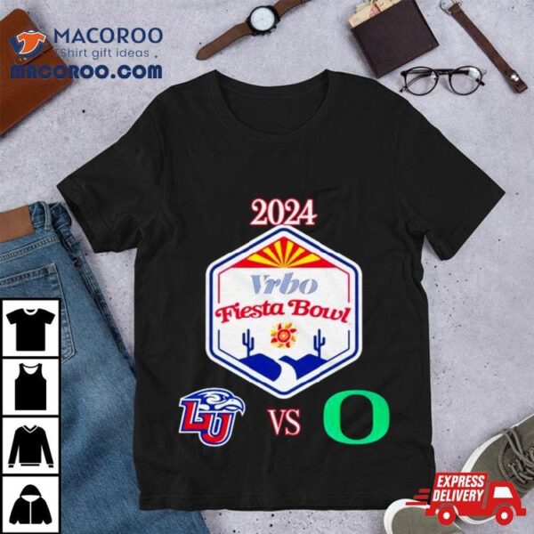 Vrbo Fiesta Bowl 2024 Liberty Vs Oregon State Farm Stadium Glendale Az Cfb Bowl Game T Shirt