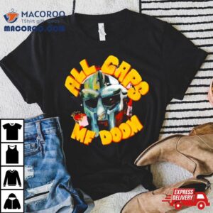 Vxmeee All Caps Mf Doom Tshirt