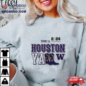 Washington Football Welcome To Houston Crew Retro Tshirt