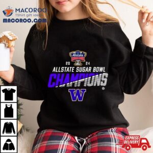 Washington Huskies Allstate Sugar Bowl Champions Tshirt