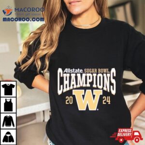 Washington Huskies Sugar Bowl Champions Logo Tshirt