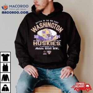 Washington Huskies Battle In The Big Easy Sugar Bowl Stadium Tshirt