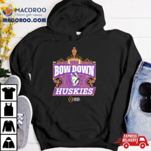 Washington Huskies College Football Playoff Bow Down Tshirt