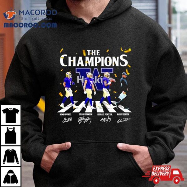 Washington Huskies Football The Champions 2024 Season Shirt