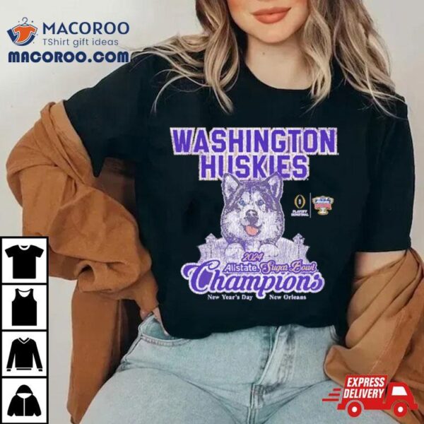 Washington Sugar Bowl Champions Retro T Shirt