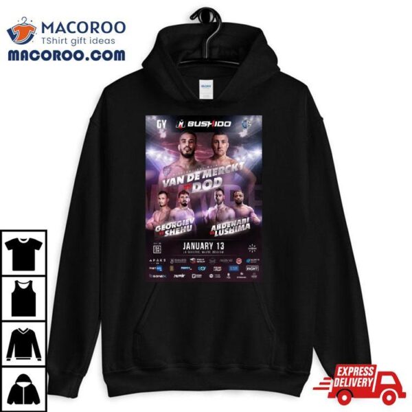 Wavre, Belgium Mma Bushido Jan 13 2024 Shirt