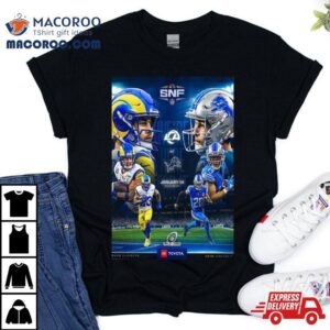 We Are Here For It Los Angeles Rams Vs Detroit Lions In Nfl Wild Card Tshirt