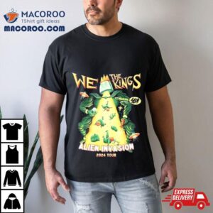 We The Kings Alien Tour Performance Schedule Tshirt