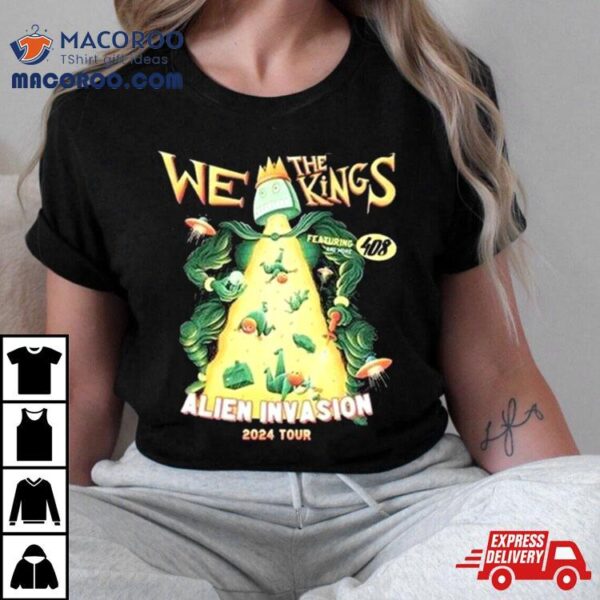 We The Kings Alien Tour 2024 Performance Schedule T Shirt