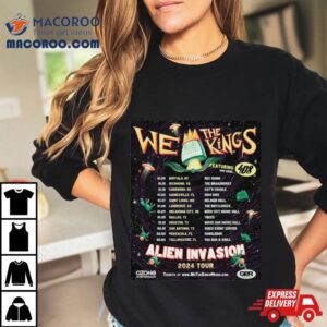 We The Kings Alien Tour 2024 Shirt