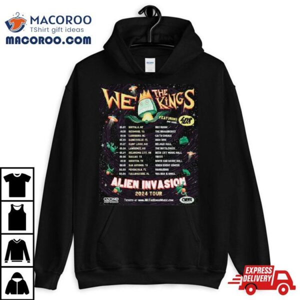 We The Kings Alien Tour 2024 Shirt